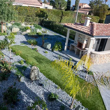 Rez De Maison Neuve Piscine Wifi Poolhouse En Pierre Semesterbostad Penta di Casinca