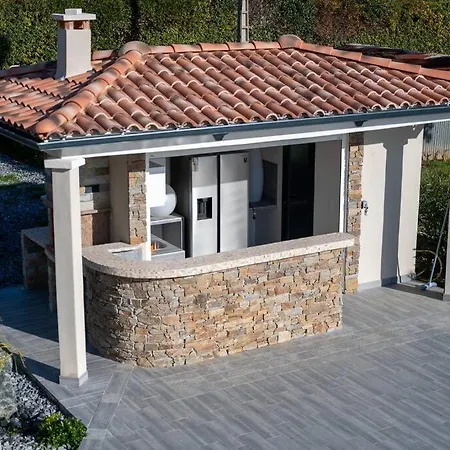 Rez De Maison Neuve Piscine Wifi Poolhouse En Pierre Casa de Férias Penta di Casinca